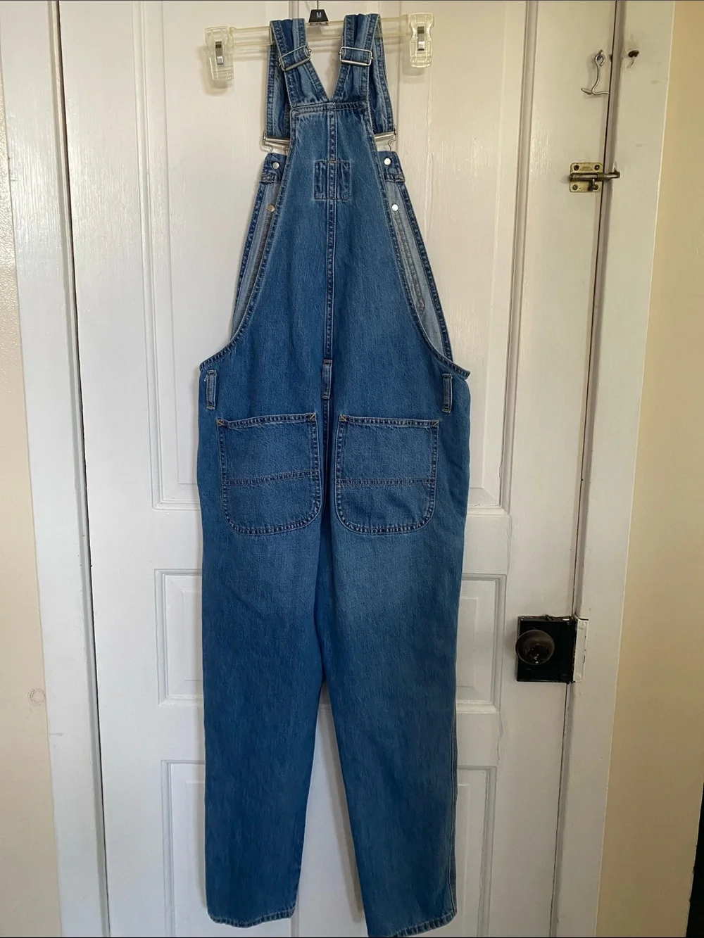 GAP Blue Denim Bibbed Overalls Women’s Size Small